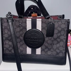Coach Dempsey 30 Jacquard Tote Bag